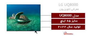 تلویزیون 65 اینچ الجی UQ8000