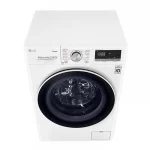 تصویر از رو به روی ماشین لباسشویی ال جی F4V5VYP0W رنگ سفید